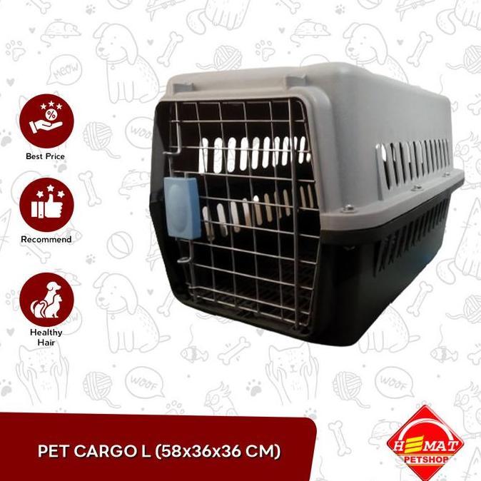 GOSEND Kandang Kucing / Anjing Portable Ukuran Besar - Pet Cargo L