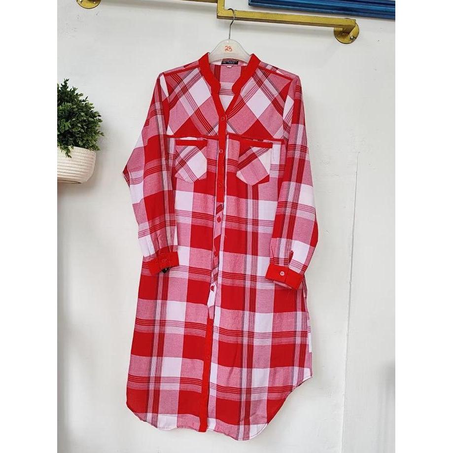 DR164 - Sofi 2 - TUNIK KATUN BERWARNA DAN BERMOTIFF BANYAK MODEL /tunik muslim santriwati/tunik kant