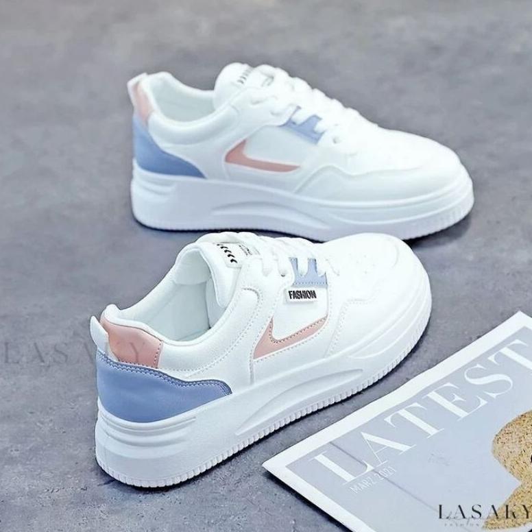 CUCI GUDANG Sepatu Sneakers Wanita Tinggi 5cm Fashion Korean