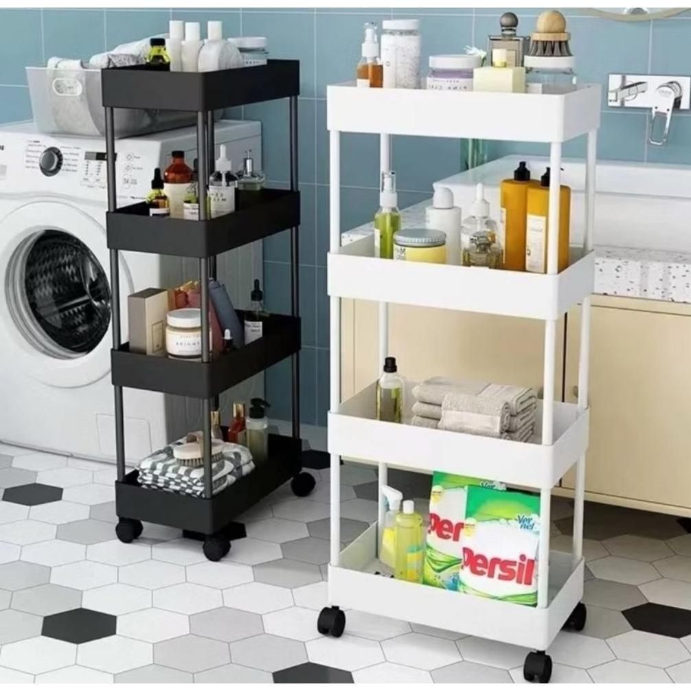 Sale Rak Yumi Dapur Praktis Plastik   4 Susun / Rak Serbaguna Portable 4 Susun, /Rak Barang 4 Susun 