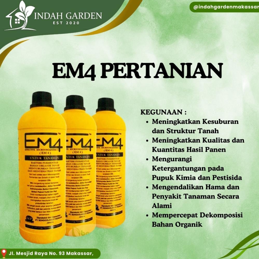 EM4 Pertanian 1Liter Pupuk Pertanian 1 LT Pupuk Organik Cair em 4 pertanian