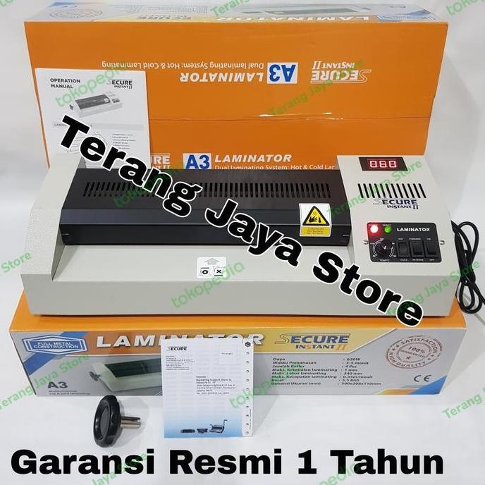 Instancodbisa- Mesin Laminating Secure Instant Ii Mesin Laminating A3 Laminator A3