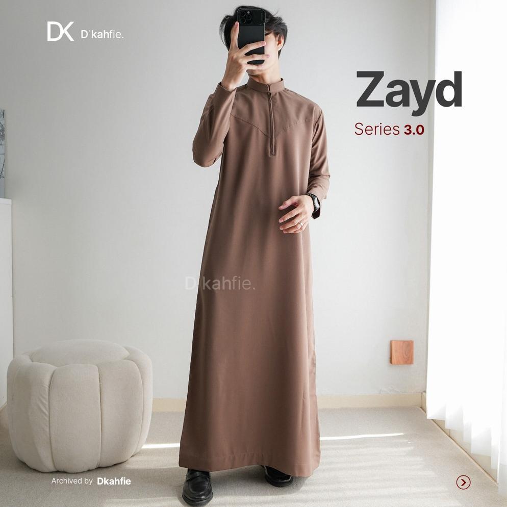 PREMIUM DKAHFIE APPAREL ZAYD THOBE SERIES 3.0 | GAMIS PRIA SLIMFIT | GAMIS PRIA | GAMIS SLIMFIT