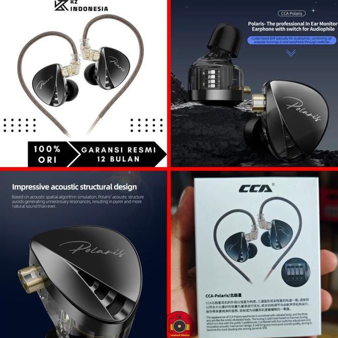 promo IEM CCA Polaris mic 4 tuning switch Single DD Earphone Headset Dynamic
