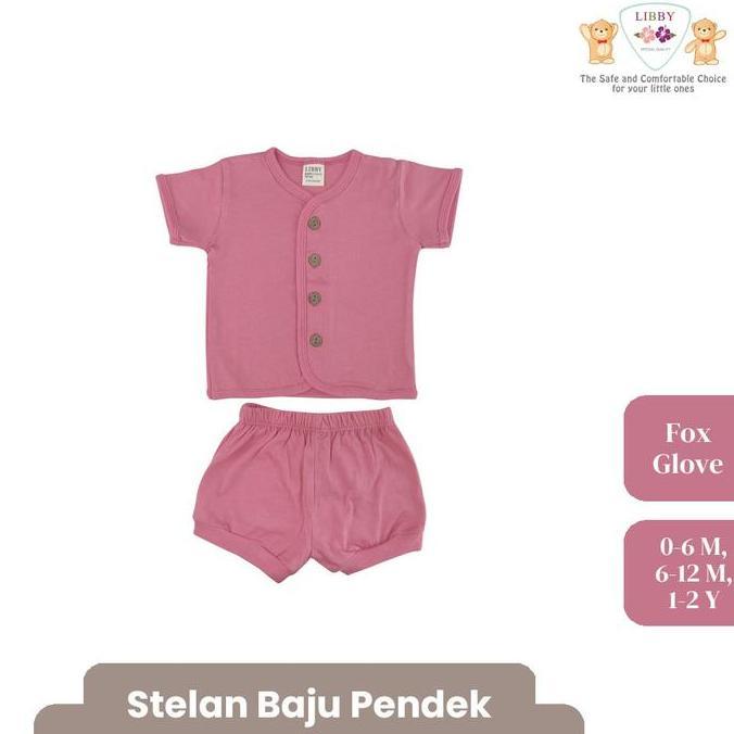 Instancodbisa- Libby Piyama Bayi-Setelan Pendek Bayi-Baju Tidur Bayi-Libby Earth Comfy Set (1 Stel)