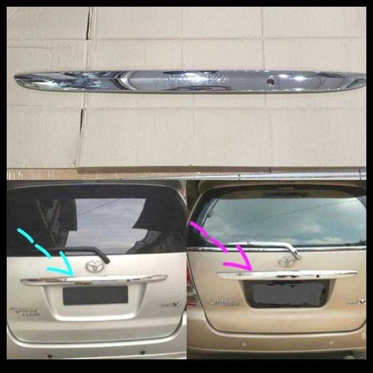 HOT DEAL LIS TRANK CHROME MOBIL INNOVA 2005-2007 