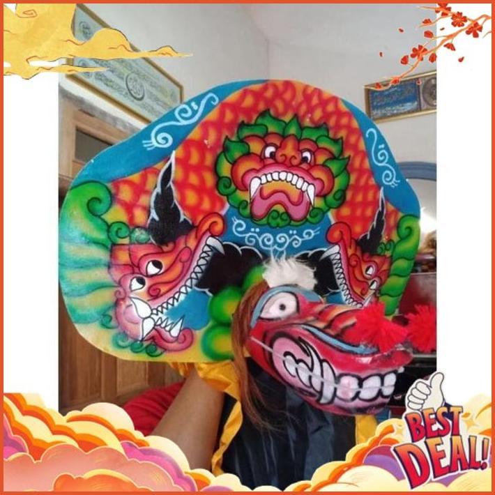 NEW STOCK Mainan anak/Barongan caplok/Barongan kayu/Barongan spon/Barongan devil anak/Barongan spon 