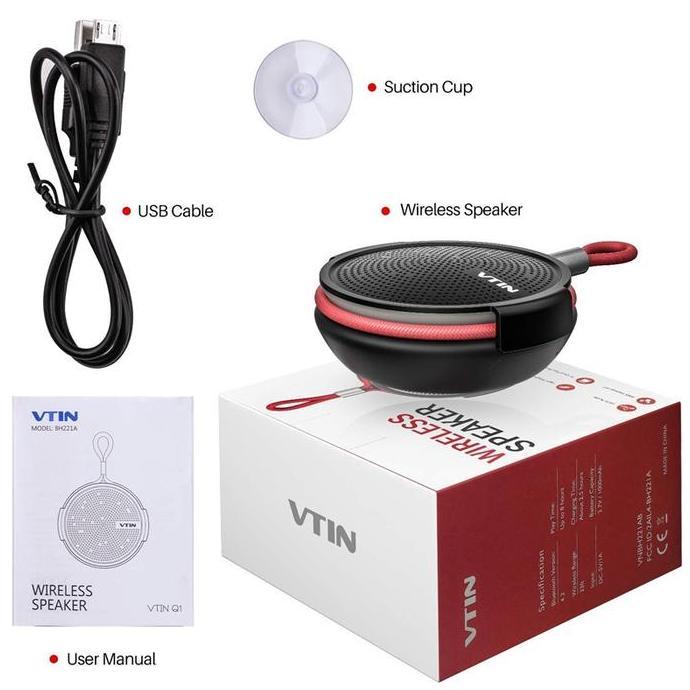 promo VTIN Bluetooth Speaker Portable Wireless Original BH221 Q1