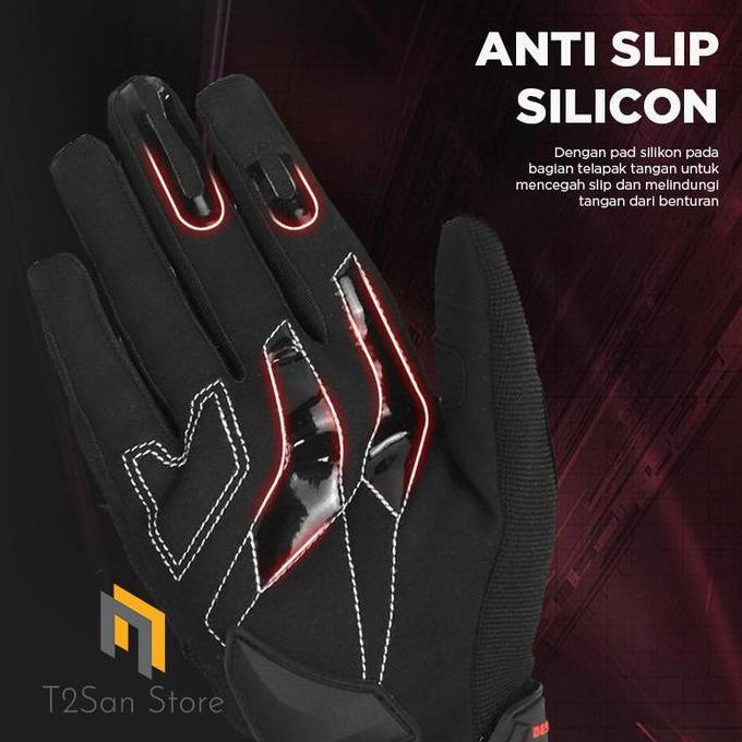 DF57 >> Sarung Tangan Motor PREMIUM DESIGN Full Finger