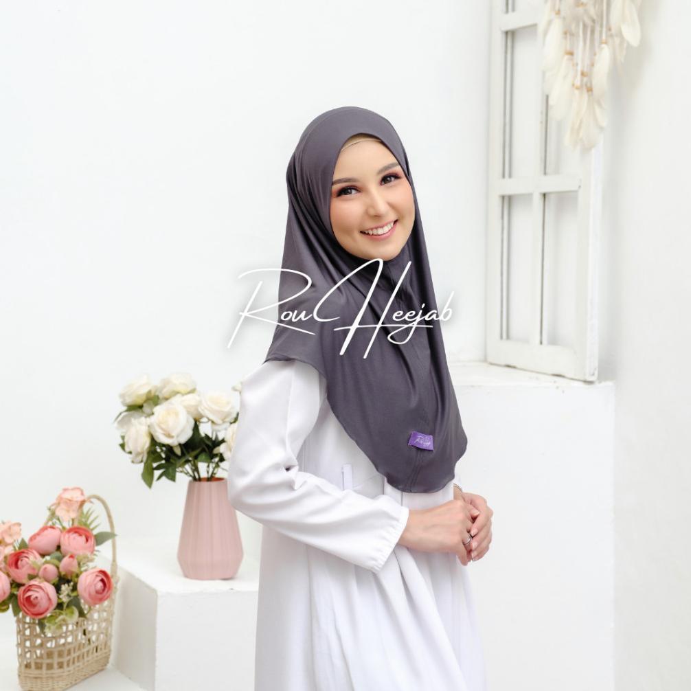 Premium Jilbab Instan Siria Non Pet Pinguin / Hijab Sport Non Pet / Jilbab Instan Kekinian M L Xl