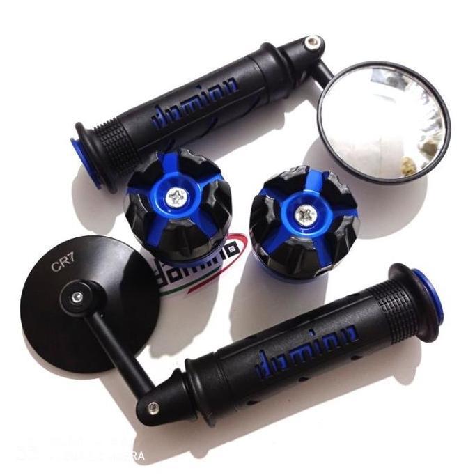 DB24 >> PAKET SPION JALU BULAT CNC PLUS HANDGRIP DOMINO & JALU AS RODA NAGA MD 99 Variasi Kaca