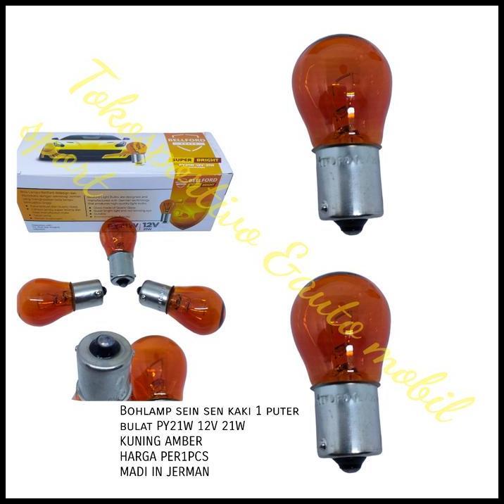 BEST DEAL LAMPU BOHLAMP SEIN RETING S25 P21W 12V 21W BAY 15S MOBIL MOTOR KUNING 
