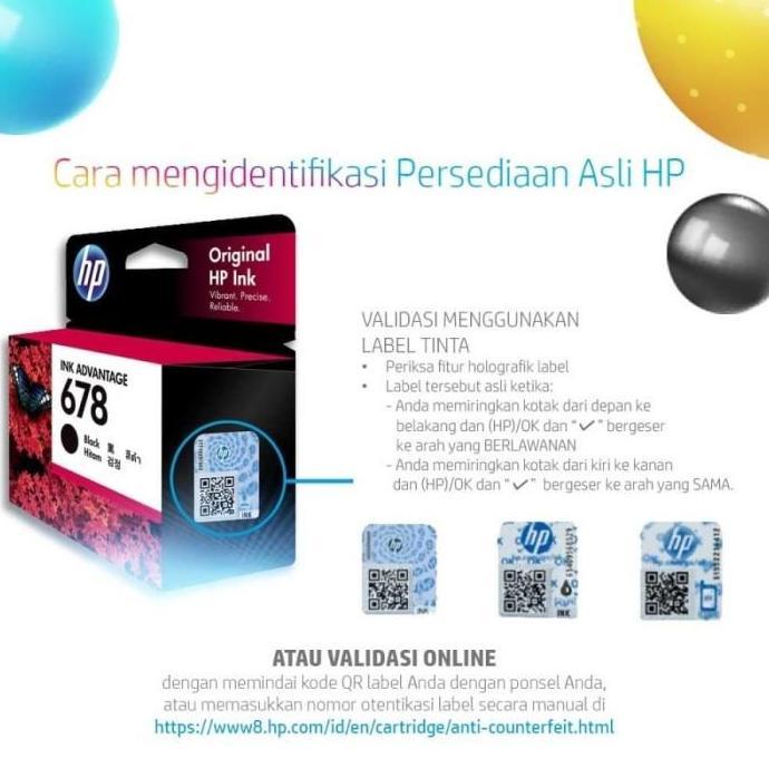 Tinta Printer HP 680 Black HP 680 Colour Original / Deskjet 2135 1115