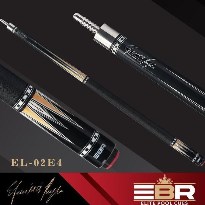 EFREN BATA REYES Elite Pool EBR Cue Stik Billiard Elite Series Stick Stik Carbon Biliar Low Deflecti
