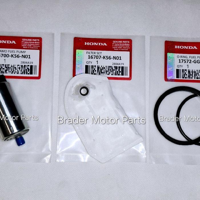 Paketan Rotak + Filter Bensin + Oring Fuel Pump Sonic, Supra Gtr Motor Motorcycle Original Dan Terpe