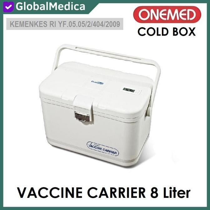 TERBARU Vaccine Carrier ONEMED 8 Liter / Coolbox Vaccine / Box Vaksin BISA GOSEND