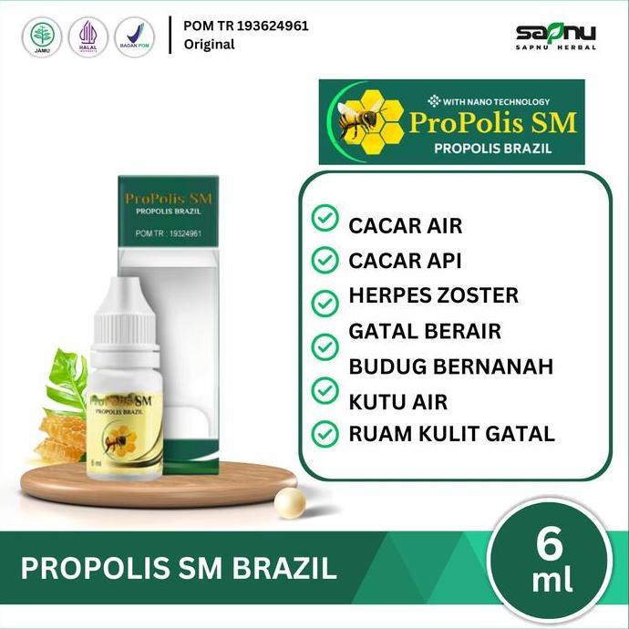Feminin- Propolis Sm Atasi Cacar Air & Bekas Cacar, Herpes Zoster, Gatal Berair, Salep Cacar, Cacar 