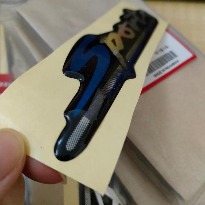 Carssand- Emblem Sticker Stiker Sport Honda Jazz Gd3 Vtec Idsi 2003 2004 2005 2006 2007 Original