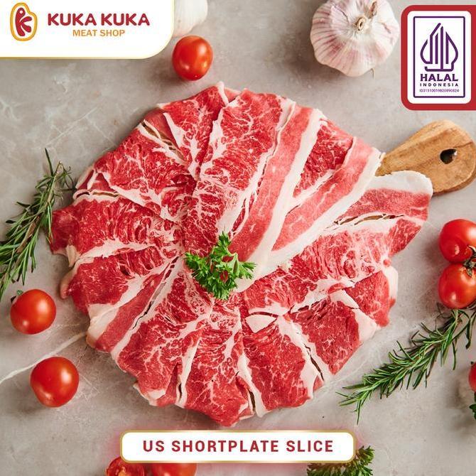 Bigwood- Daging Sapi Beef Slice Us Shortplate / Karubi / Yoshinoya Slice 1 Kg