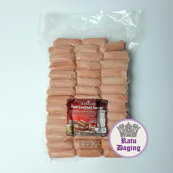 Bigwood- Sosis Beef Cocktail Kanzler @1Kg