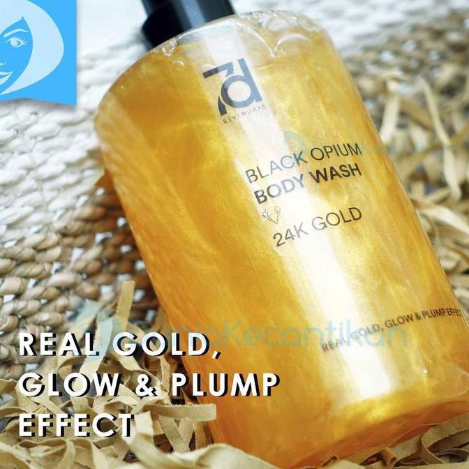 Bersih- Sevendays 24K Gold Body Wash B.Op 24K Gold Seven Days Sabun Mandi 7Day Autumn Mencerahkan So