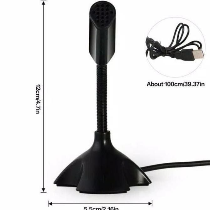 Microphone - Mic Condenser Usb Desktop Komputer Laptop Pc Zoom