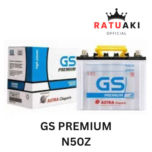 GS PREMIUM N50Z ASTRA OTOPART 12 VOLT 60 AMPER aki mobil PRODUK ORIGINAL 100%