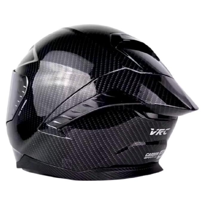 Byxc- Helm Full Face Vrc Carbon  Motif Carbon Original Paket Ganteng | Helm Vrc Carbon Full Face Pak
