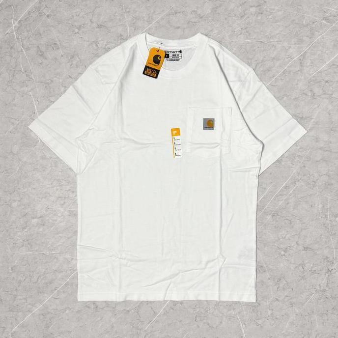 CARHARTT POCKET T-SHIRT WHITE K87 LOOSEFIT
