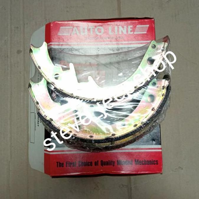 kampas rem belakang brake shoes Autoline jeep CJ7