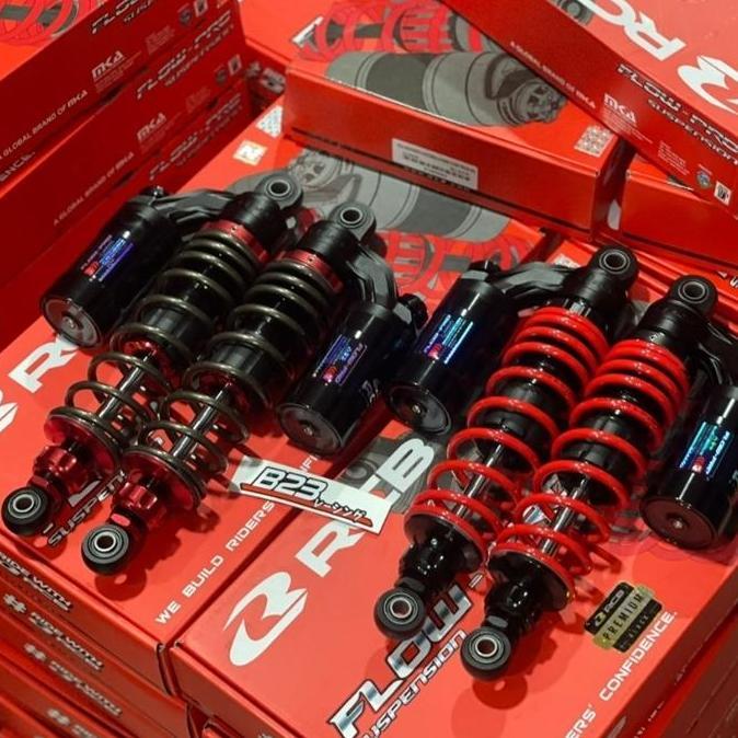shock rcb flow pro bebek 335mm shock rcb rxking double klik rebound kompresi original racing boy sho