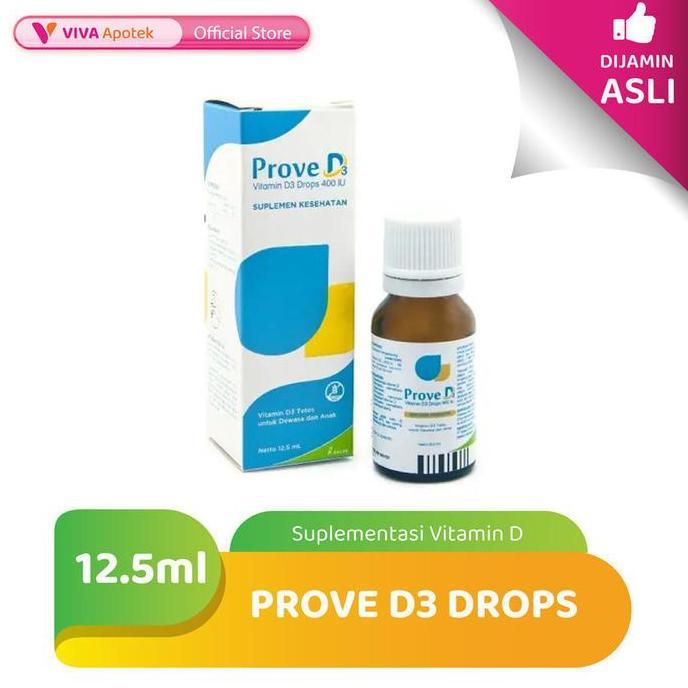 Fit- Prove D3 Drops Suplementasi Vitamin D (12.5 Ml)