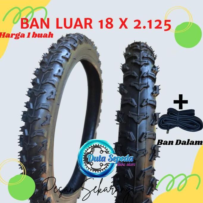 Goeswill- Ban Luar Sepeda Dan Luar Dalam Ukuran 18 X 2, 125