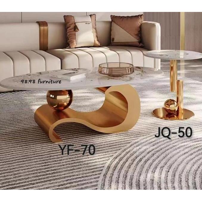 Terlaris Meja Tamu Marmer- Meja Tv- Meja Pajangan Marmer -  Medan