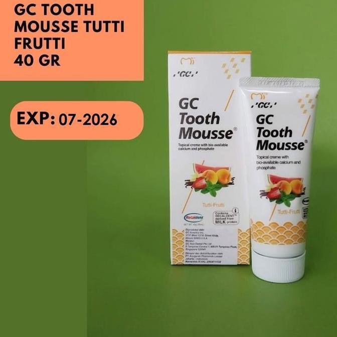 Lansungkirim- Gc Tooth Mousse Topical Creme Vitamin Gigi Anak & Dewasa