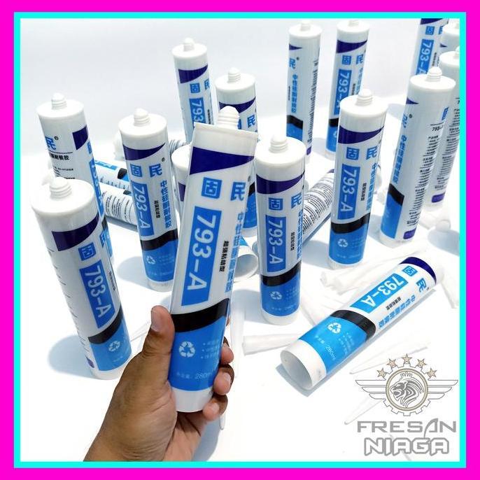 Lancarjaya- Lem Kaca Lem Alumunium Lem Beton Lem Sealant Lem Silikon Neutral Silicone Sealant Cartri