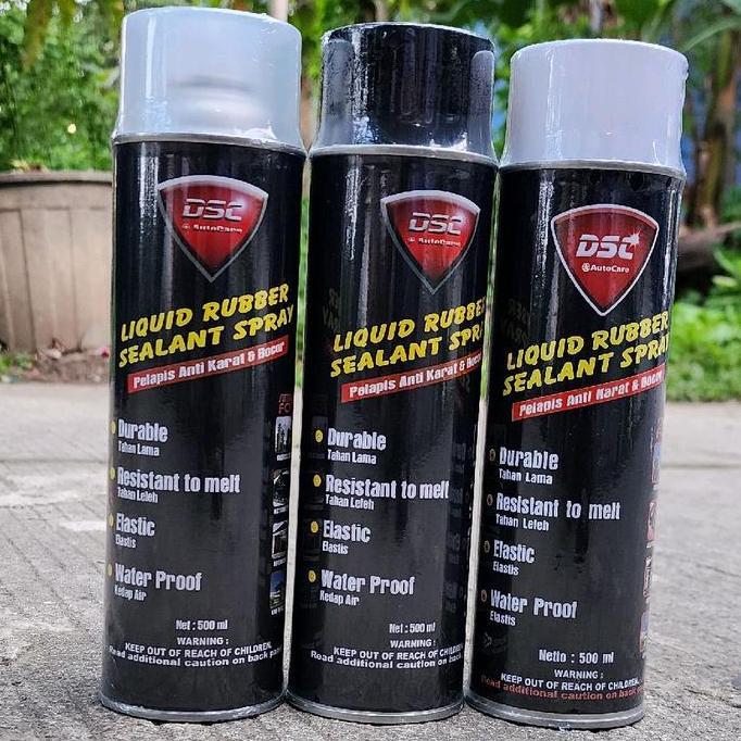 Lancarjaya- Dsc Rubber Sealant Spray Cat Anti Karat / Penambal Atap Bocor Waterproof