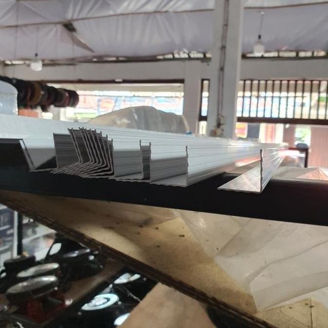 siku alumunium lis L hardcase alumunium panjang 3meter import wajib potong