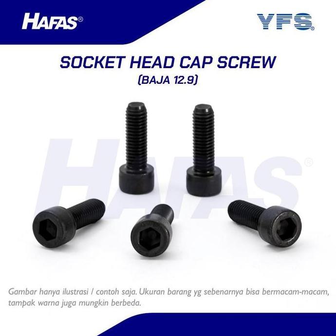 Socket Cap Screw M8 x 30 - P1.25 (Baut L 12.9) - 1 BOX (150 pcs)