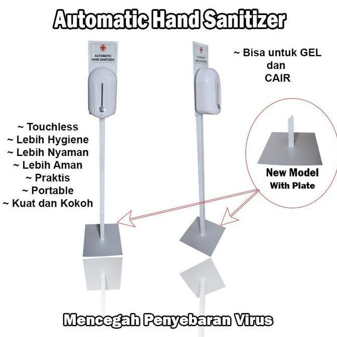 Hayuco- Hand Sanitizer Otomatis / Automatic Hand Sanitizer Paket Stand Komplit
