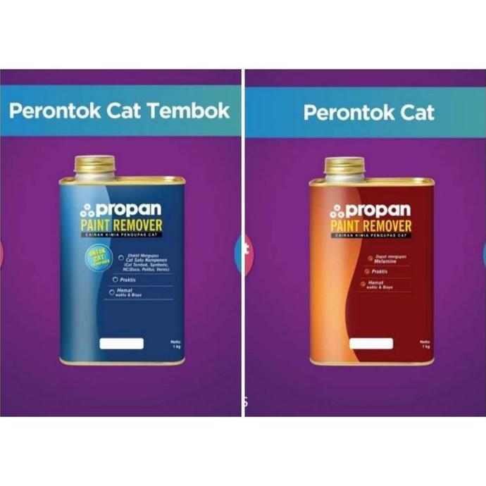 JUPRISYAHPU - PROPAN PAINT REMOVER PENGUPAS CAT PENGHAPUIS CAT PEMBERSIH CAT TEMBOK 1KG PROPAN PPR-7