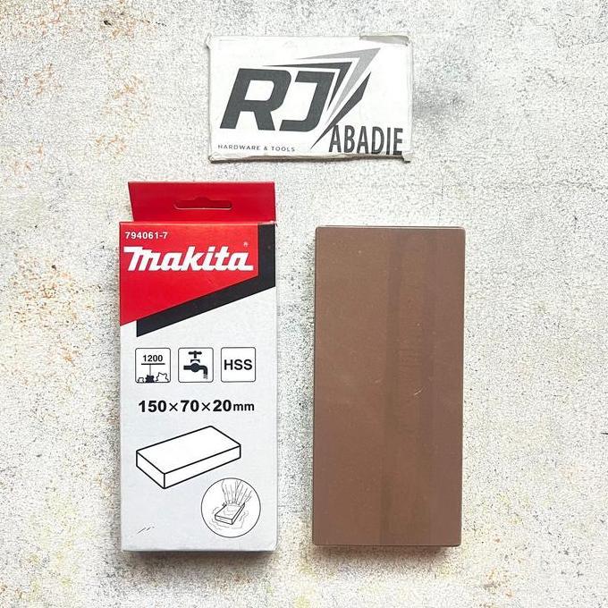 TERMURAH - Batu Asah Pengasah Mata Pisau Sugu Serut Ketam Pasah Planer Makita 6"