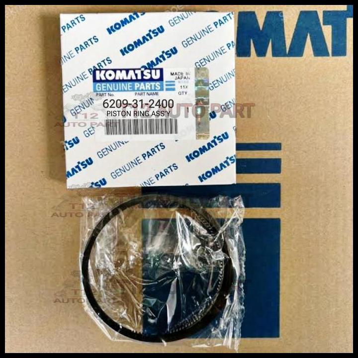 GRATIS ONGKIR RING PISTON RING SEHER KOMATSU PC200-6 PC200 6 6D95 6D95L 6209-31-2400