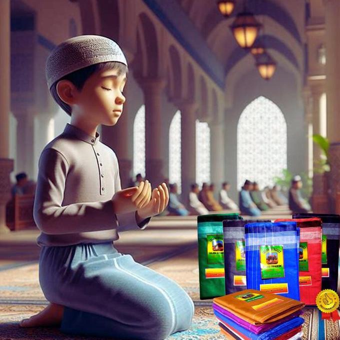 DI80 >> Sarung Anak Laki Gajah Kakatua Warna Polos Junior Junior Anak SD SMP Kain Sarung Murah Anak 