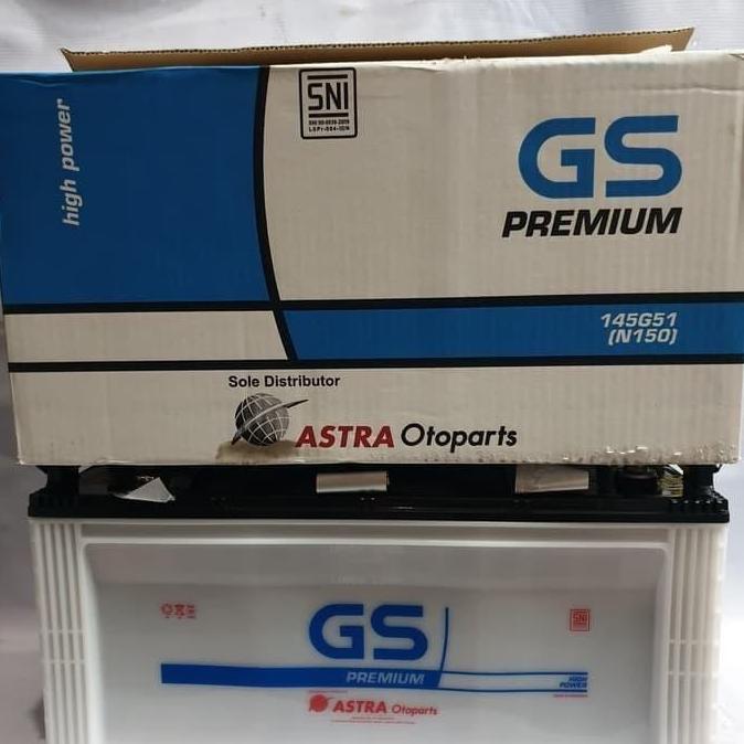 Terlaris Accu / Aki Basah Mobil Gs Premium N150 12V 150Ah