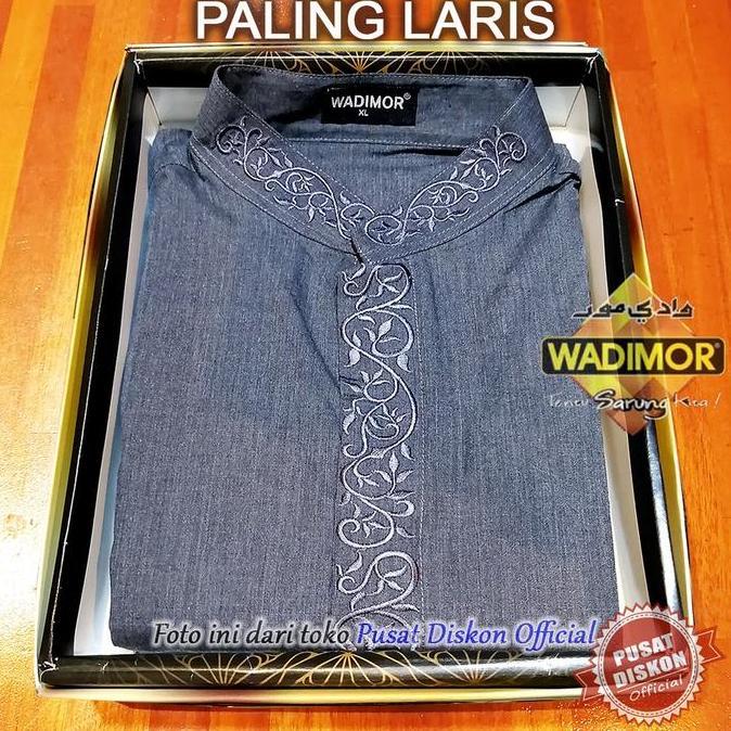 DS125 - BARU Baju koko pria lengan panjang wadimor putih original fashion mus