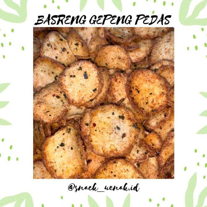 SNACK KILOAN BASRENG GEPENG PEDAS 250 GRAM | CEMILAN MURAH MAKASSAR