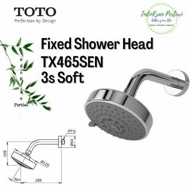 Wall Shower head TOTO TX465SEN / Shower Mandi TOTO type wall shower