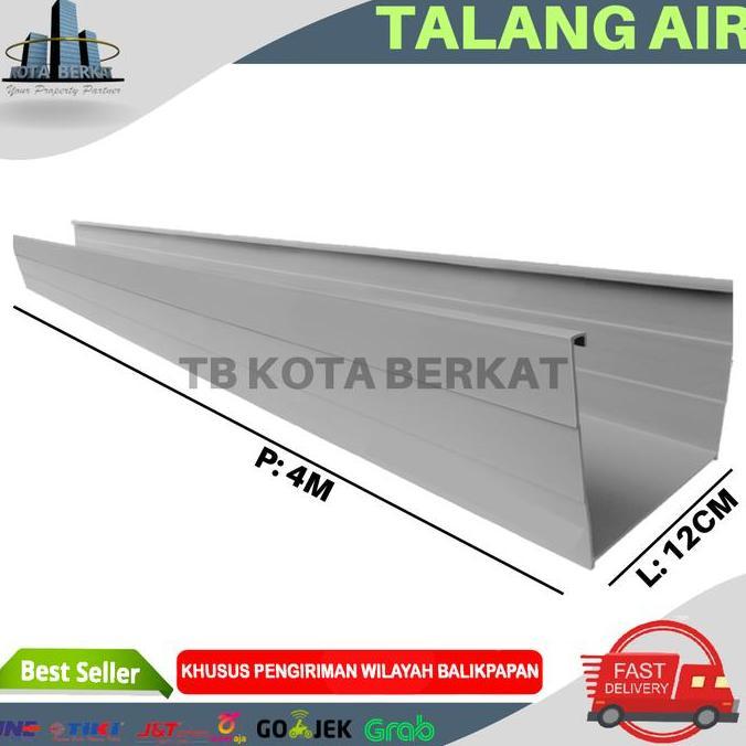 TALANG AIR KOTAK PVC/ TALANG AIR PERSEGI ABU-ABU