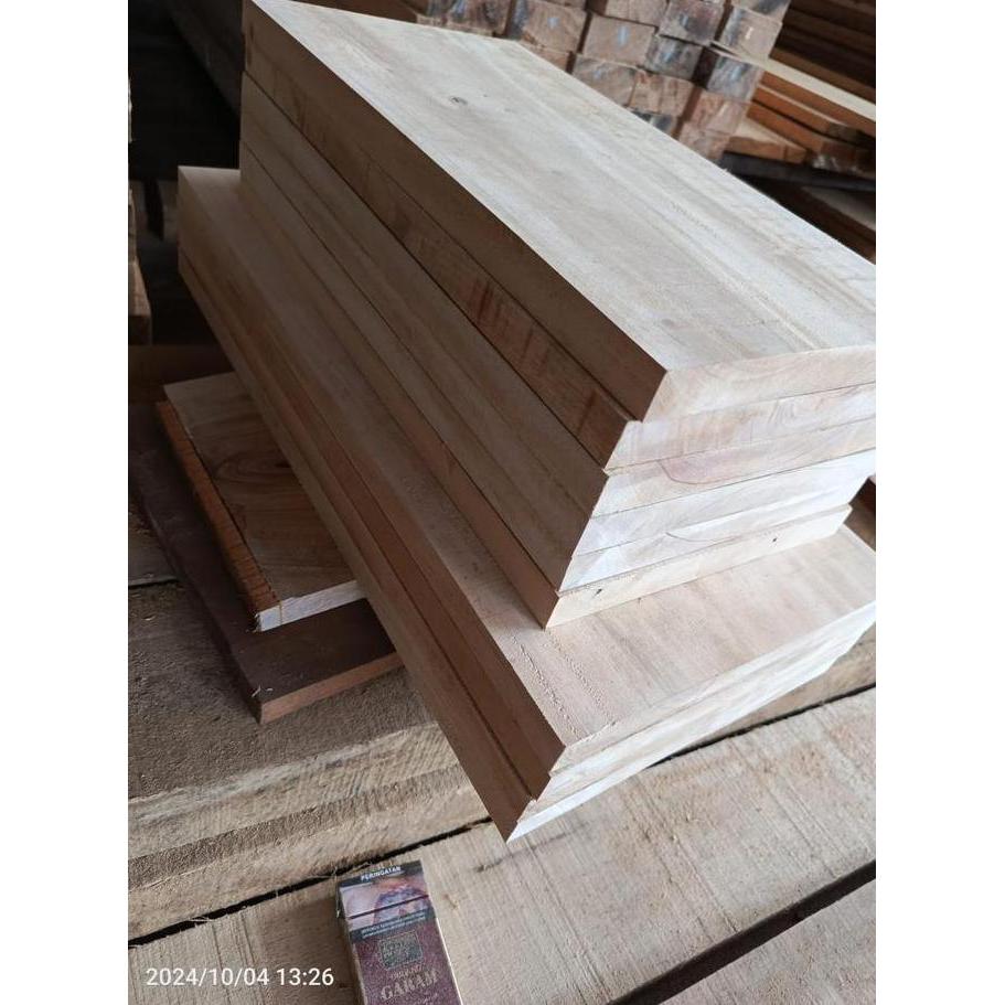 papan kayu mahoni tebal 2cm custom | ambalan